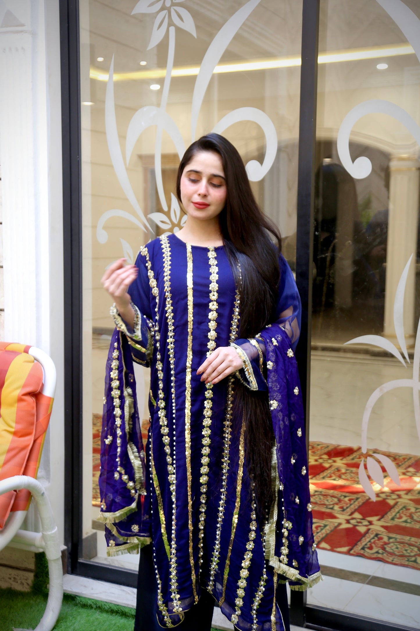 3PC UNSTITCHED DESIGN HANDMADE WORK